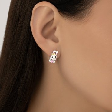 Серьги SOKOLOV 94027107 вес 2.37 г серебро, эмаль купить,12598