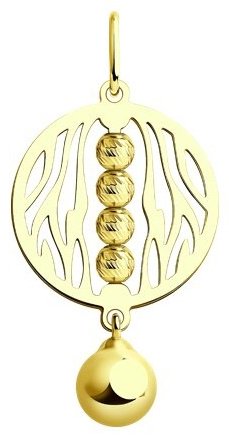 Подвеска Diamant 53-130-01173-1 вес 1.33 г золото, без вставок купить,97176