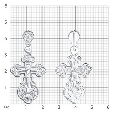 Подвеска SOKOLOV 94120065 вес 3.74 г серебро, без вставок купить,18472