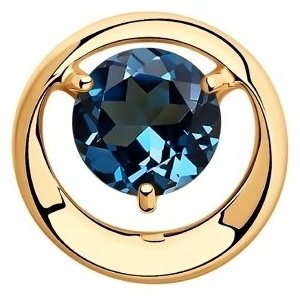 Подвеска SOKOLOV 731347 вес 0.88 г золото, топаз купить,94616