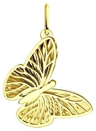 Подвеска Diamant 53-130-01700-1 вес 0.99 г золото, без вставок купить,123351