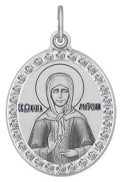 Икона SOKOLOV 94100212 вес 1.74 г серебро, фианит купить,NaN