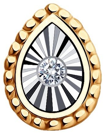 Подвеска Diamant 51-230-01302-1 вес 0.39 г золото, бриллиант купить,79121