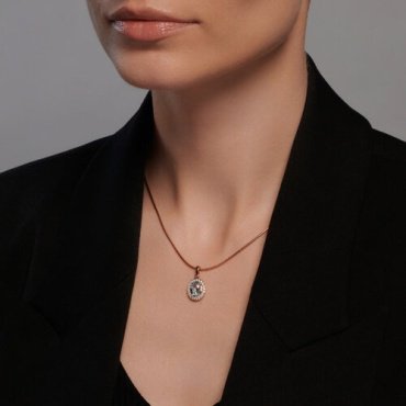 Подвеска SOKOLOV 732378 вес 1.2 г золото, топаз, фианит - ForteMarket Подвеска SOKOLOV 732378 вес 1.2 г золото, топаз, фианит купить,0