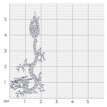 Подвеска SOKOLOV 94032842 вес 5.02 г серебро, фианит купить,24079