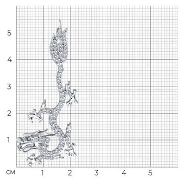 Подвеска SOKOLOV 94032842 вес 5.02 г серебро, фианит купить,24079