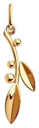 Подвеска Diamant 51-130-01436-1 вес 0.73 г золото, без вставок купить,76474