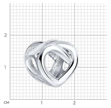 Подвеска SOKOLOV 94032946 вес 2.94 г серебро, без вставок купить,10829