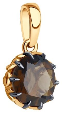 Подвеска Diamant 51-330-01811-3 вес 1.21 г золото, раухтопаз купить,130507