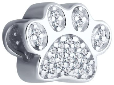 Подвеска SOKOLOV 94032912 вес 2.49 г серебро, фианит купить,14770
