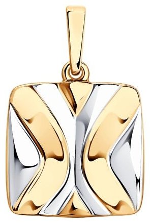 Подвеска Diamant 93-130-00927-1 вес 1.45 г серебро, без вставок купить,NaN