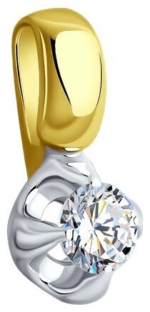 Подвеска Diamant 53-230-01954-1 вес 0.82 г золото, бриллиант купить,451742