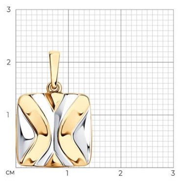 Подвеска Diamant 93-130-00927-1 вес 1.45 г серебро, без вставок купить,NaN