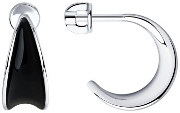 Серьги SOKOLOV 94024264 вес 3.94 г серебро, эмаль купить,45379