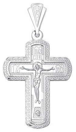 Подвеска SOKOLOV 94120066 вес 4.99 г серебро, без вставок купить,26437