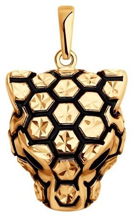 Подвеска SOKOLOV 036576 вес 3.4 г золото, эмаль купить,378954