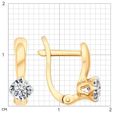 SOKOLOV 89020078-sk7 1.68 г серебро, фианит Swarovski купить,18954