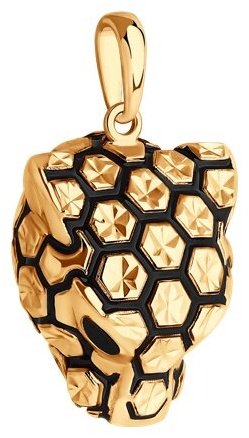 Подвеска SOKOLOV 036576 вес 3.4 г золото, эмаль купить,378954