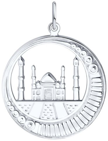 Подвеска SOKOLOV 94030696_01 вес 3.58 г серебро, без вставок купить,17955