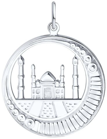 Подвеска SOKOLOV 94030696_01 вес 3.58 г серебро, без вставок купить,17955