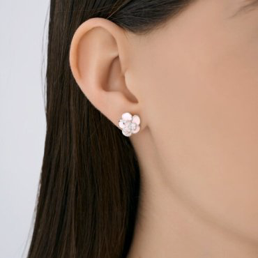 Пусеты SOKOLOV 94027296 вес 3.97 г серебро, эмаль купить,NaN