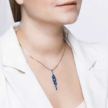 Подвеска SOKOLOV 94032368 вес 2.2 г серебро, фианит купить,NaN
