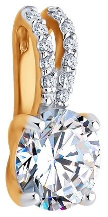Подвеска SOKOLOV 036627 вес 1.27 г золото, фианит купить,93279
