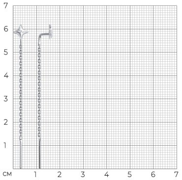 Серьги-цепочки SOKOLOV 87020096 вес 0.79 г серебро, бриллиант купить,14882