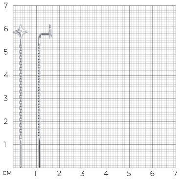 Серьги-цепочки SOKOLOV 87020096 вес 0.79 г серебро, бриллиант купить,14882