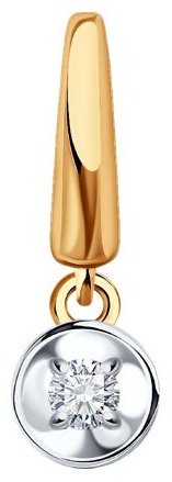 Подвеска Diamant 51-230-01935-1 вес 0.503 г золото, бриллиант купить,120865