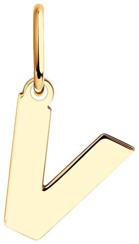 Подвеска Diamant 51-130-01145-1 вес 0.33 г золото, без вставок купить,NaN