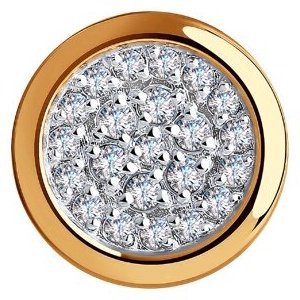 Подвеска SOKOLOV 035972 вес 115 г золото, фианит купить,125818