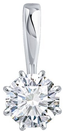Подвеска Diamant 52-230-02347-1 вес 0.78 г золото, рубин купить,245000