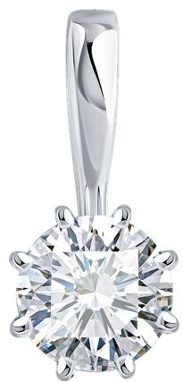Подвеска Diamant 52-230-02347-1 вес 0.78 г золото, рубин купить,245000