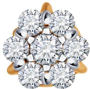 Подвеска Diamant 51-230-02270-1 вес 0.4 г золото, бриллиант купить,229840