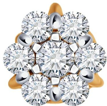 Подвеска Diamant 51-230-02270-1 вес 0.4 г золото, бриллиант купить,229840