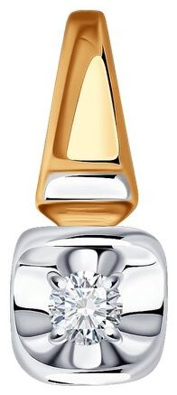 Подвеска Diamant 51-230-01901-1 вес 0.617 г золото, бриллиант купить,184447