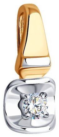 Подвеска Diamant 51-230-01901-1 вес 0.617 г золото, бриллиант купить,184447