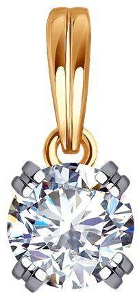 Подвеска Diamant 51-130-01841-1 вес 0.86 г золото, фианит купить,89724