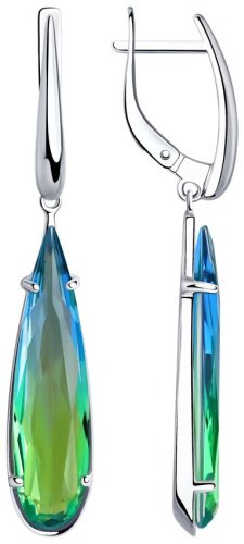 Серьги SOKOLOV 92022246 вес 6.73 г серебро, ситалл купить,35009