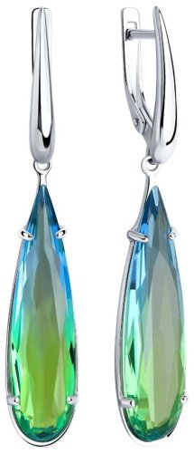 Серьги SOKOLOV 92022246 вес 6.73 г серебро, ситалл купить,35009