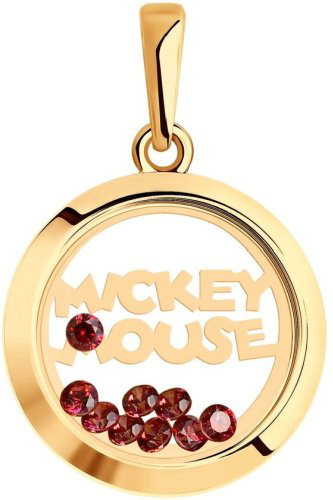 Подвеска LUXOR JEWELRY 036053 вес 1.93 г золото, фианит купить,NaN