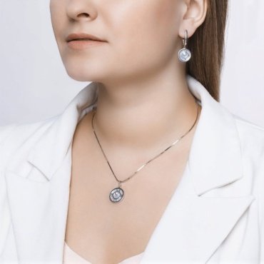 Серьги SOKOLOV 94023195 вес 5.34 г серебро, перламутр купить,28604