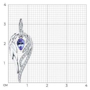 Подвеска SOKOLOV 6034128-3 вес 2.35 г золото, бриллиант купить,588205