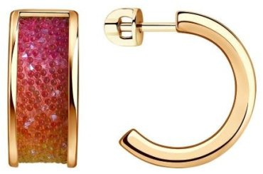 Серьги SOKOLOV 93022210 вес 6.73 г серебро, кристалл Swarovski купить,54410