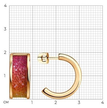 Серьги SOKOLOV 93022210 вес 6.73 г серебро, кристалл Swarovski купить,54410