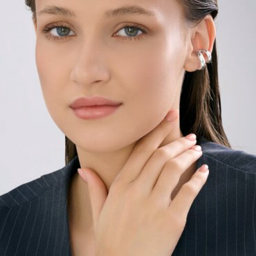 Кафф SOKOLOV 94170422 вес 3.65 г серебро, без вставок купить,NaN