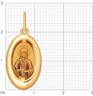 Подвеска SOKOLOV 104145 вес 0.7 г золото, эмаль купить,63021