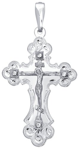 Подвеска SOKOLOV 94120002 вес 3.09 г серебро, фианит купить,NaN