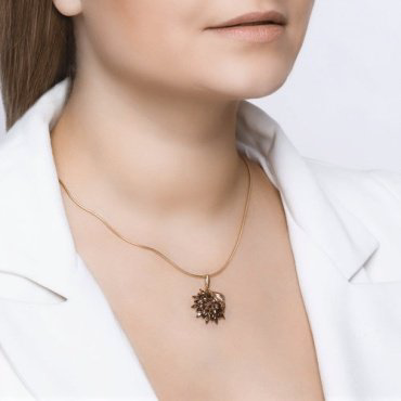 Подвеска SOKOLOV 92030456 вес 2.49 г серебро, раухтопаз купить,29549
